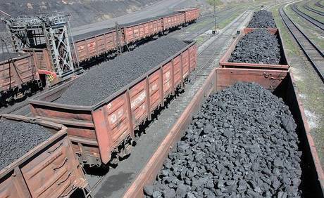 Фото Поставки угля ж/д вагонами