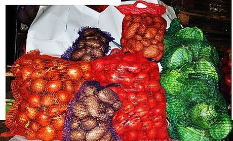 Фото Сетка-мешок для упаковки овощей.