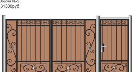 Фото Ворота кованые, ворота холодная ковка,ворота калитка