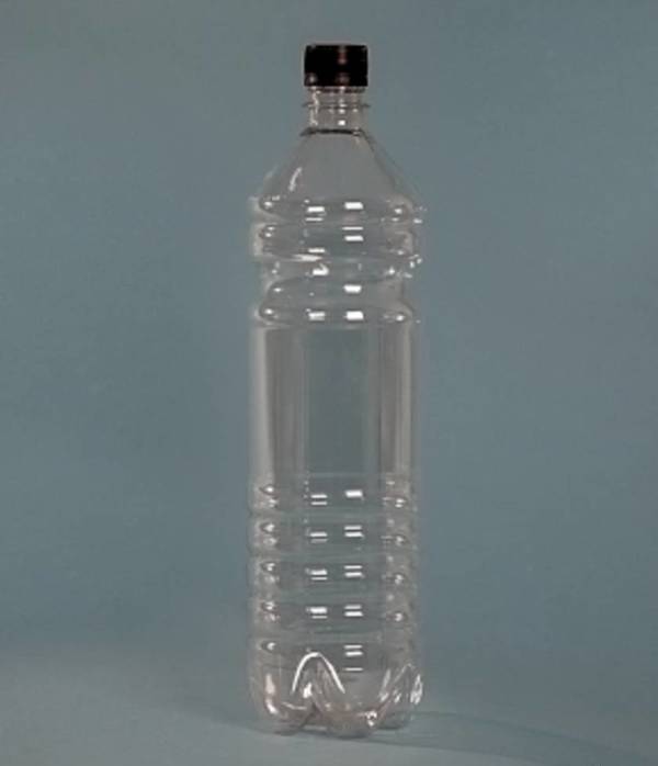 Фото Бутылка пластиковая ПЭТ 1 литр, тара под квас,пиво,молоко,