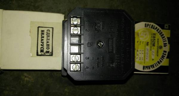 Фото Преобразователь измерительный переменного тока Е 852