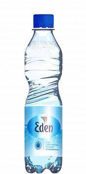 Фото Вода питьевая Эден 0,5 л газированная