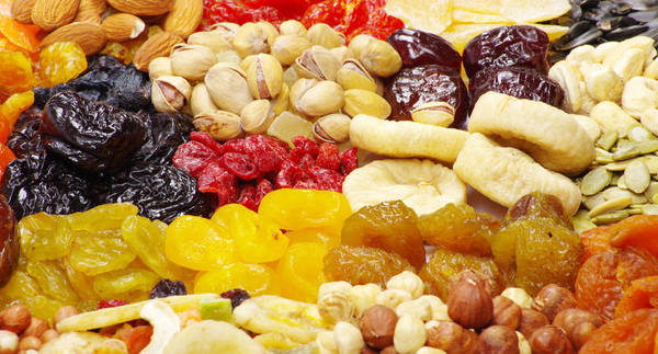 Фото Свежие овощи, фрукты, грибы, орехи