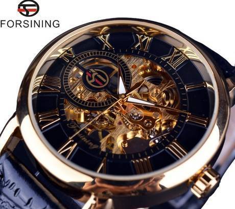 Фото Мужские часы скелетоны Forsining. Модель Luxury