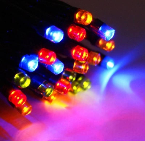Фото Гирлянда влагозащищённа 200 светодиодов мульти