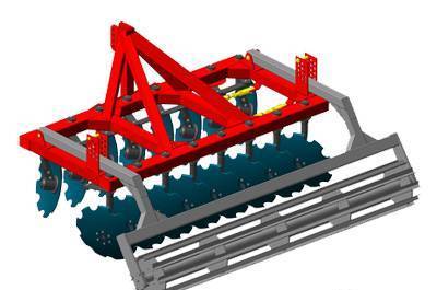 Фото Дисковая навесная борона 4м Артайус