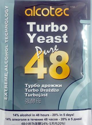Фото Дрожжи спиртовые Alcotec 48 Turbo Yeast, 135 г