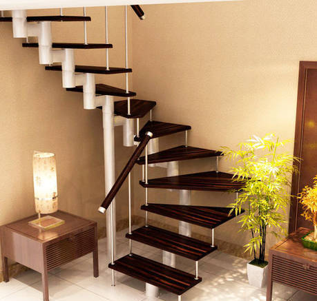 Фото Модульные лестницы из металлического каркаса