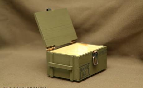 Фото Подарочная упаковка, деревянные ящики Ammo Box. Размер №1