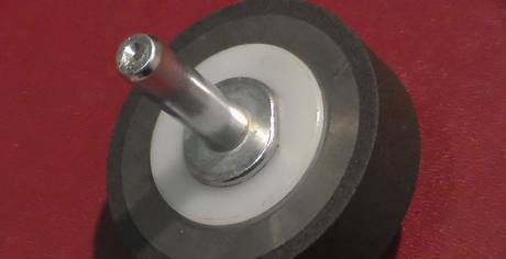 Фото Алмазный круг с насадкой, хвостовик 8 мм.