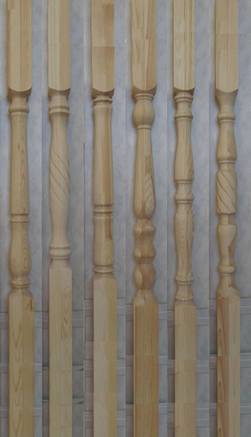Фото Деревянные колонны