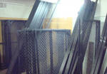 фото Ворота, калитки из сетки рабицы, столбы