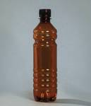 фото Пластиковая бутылка ПЭТ 0,5 л( бесцветная и коричневая)