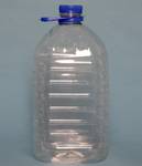 фото Бутылка пластиковая ПЭТ 5 литров, тара под воду,незамерзайка