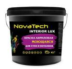 фото Краска Novatech Interior LUX (инт моющ) 15кг