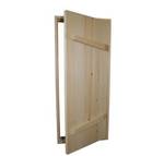 фото Дверь банная ГОСТ (сосна) 1700*700*40мм с коробкой, клин