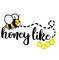 Лого Ханилайк - Honey Like