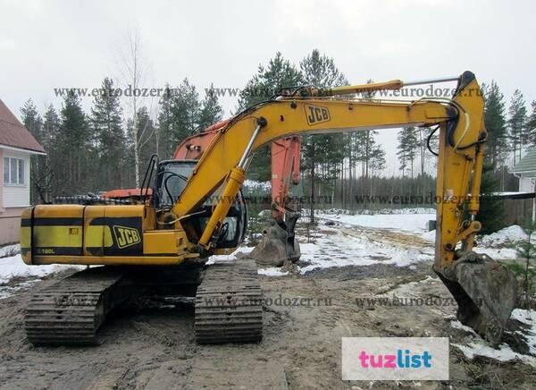 Фото Гусеничный экскаватор JCB 220, новая ходовая, 2 ковша