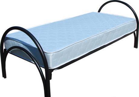 Фото Одноярусные металлические кровати для вагончиков, дёшево