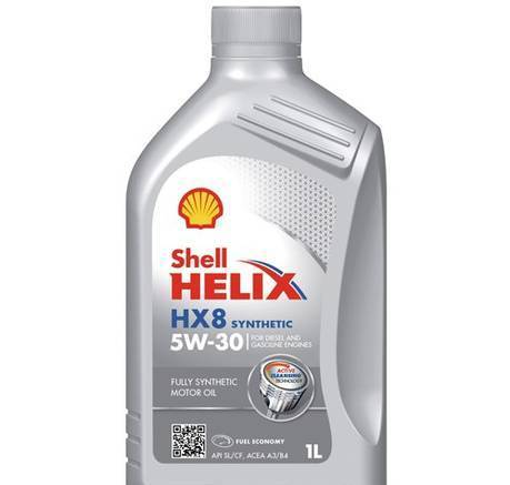 Фото Моторное масло Shell Helix Hx8 Synthetic 5W-30 1л