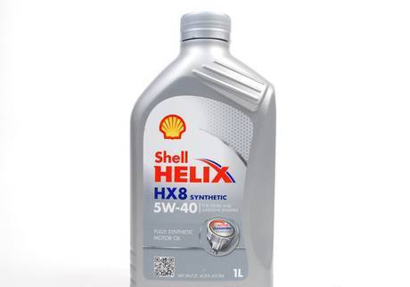 Фото Моторное масло Shell Helix Hx8 Synthetic 5W-40 1л