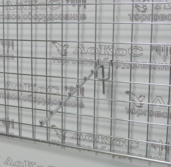 Фото Кронштейн на сетку наклонный с 7-ю шариками, 300мм FG7-104b
