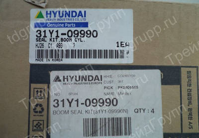 Фото 31Y1-09990 ремкомплект гидроцилиндра стрелы Hyundai R250LC-7