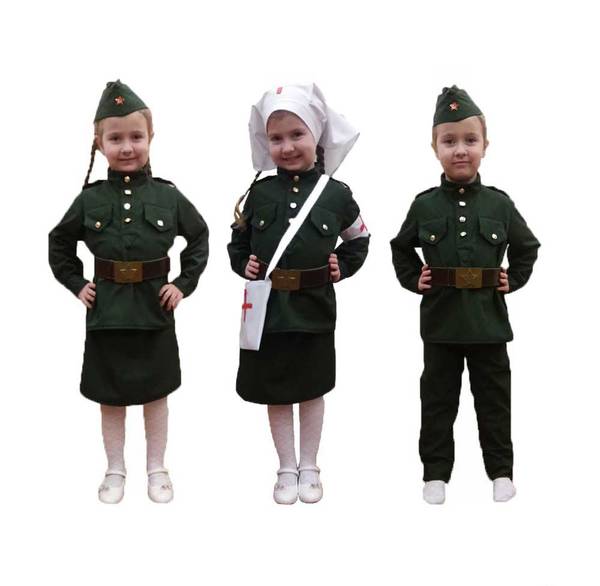 Фото Детская военная форма