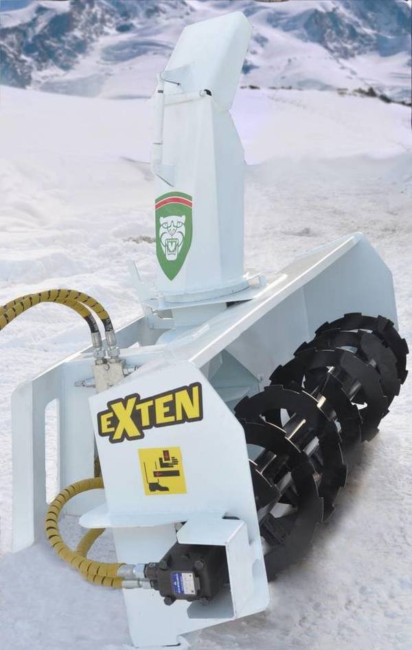 Фото Снегоротор, снегоочиститель роторный на минипогрузчик