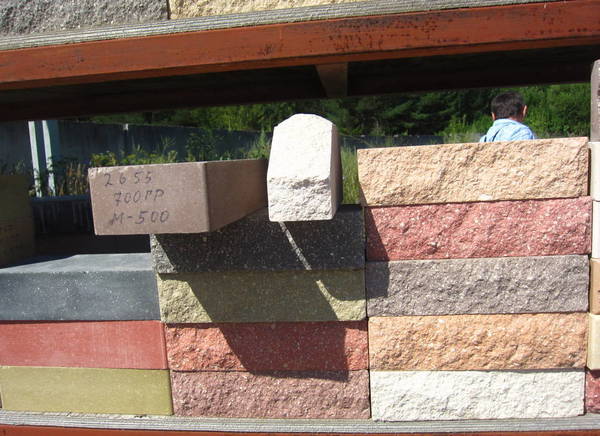 Фото Гиперпрессованный кирпич (цветной,фасадный, колотый)