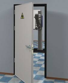 Фото Дверь рентгенозащитная ДЗР-РС-3, 4 мм Pb.