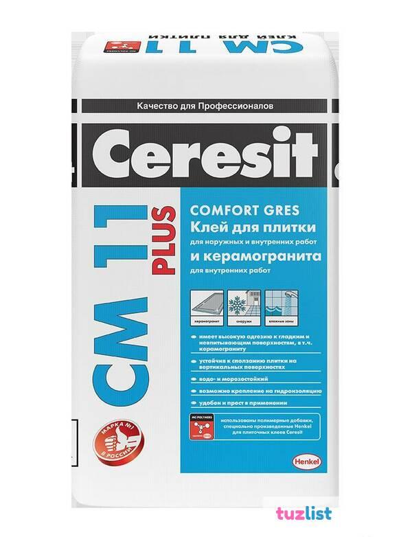 Фото Ceresit СМ 11 Plus. Клей для крепления керамической плитки