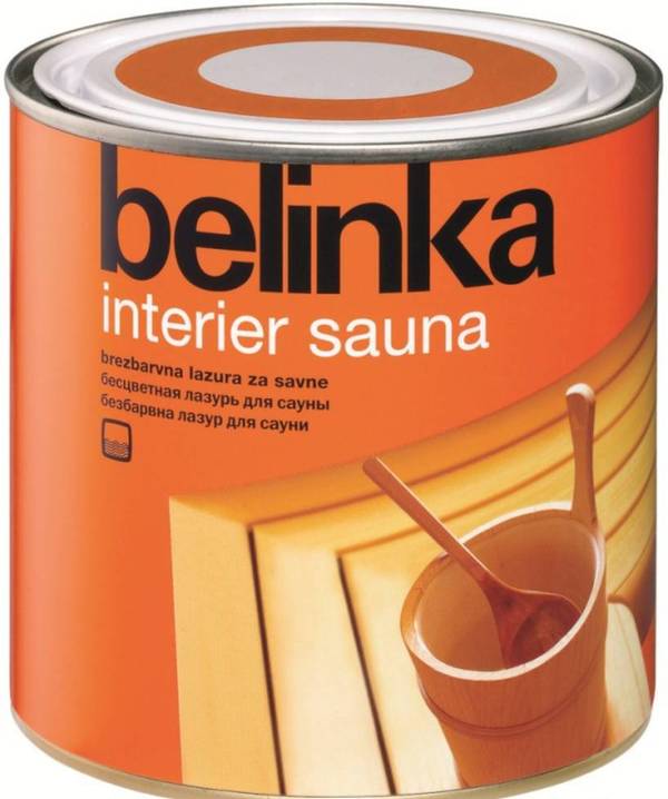 Фото Belinka Interier Sauna - защита древесины для бани