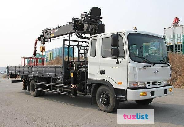 Фото Hyundai HD120 с манипулятором HIAB 160 T