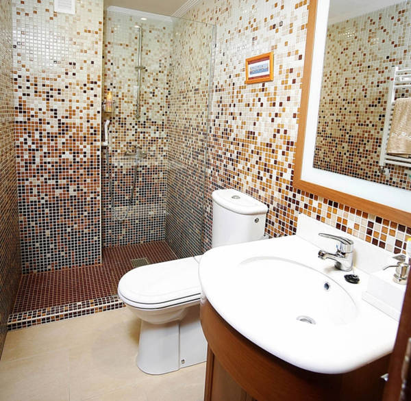 Фото Мозаика для ванных комнат растяжка Испания