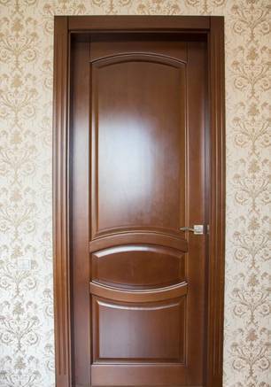 Фото Дверь межкомнатная Вена-1 бук орех