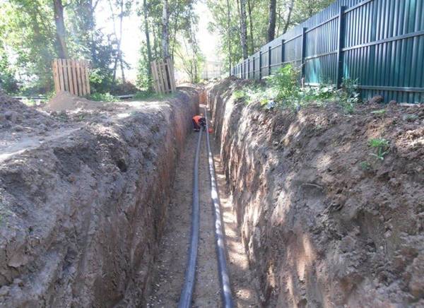 Фото Прокладка водопровода в частном секторе