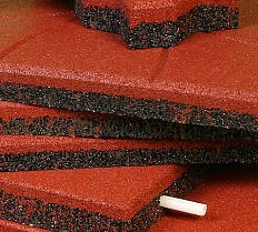 Фото Резиновая плитка, бесшовные покрытия
