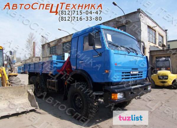 Фото КамАЗ-43118 (бортовой) с манипулятором Amco Veba 807T 2S