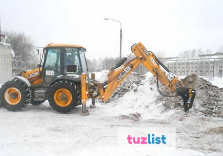 Фото Аренда погрузчика JCB доп. оборудование гидромолот