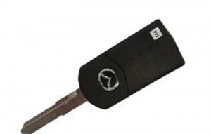 Фото Автоключ выкидной 3 кнопки для Mazda