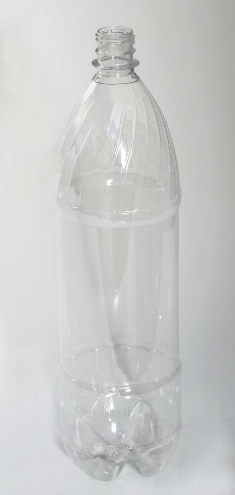 Фото Пэт бутылка 1,5 л. прозрачная 40,5 гр.