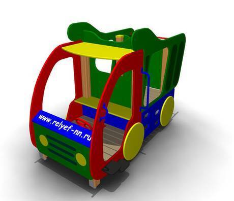 Фото Игровое оборудование для детей «Машинка»