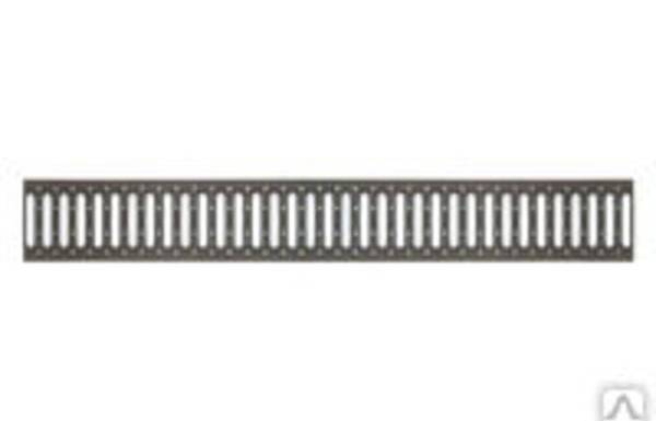 Фото 508 решетка для лотка Гидролика металл оцинкована DN100 метр