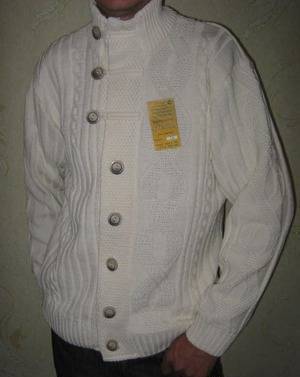Фото Трикотажные мужские свитера, каддиганы оптом от производител