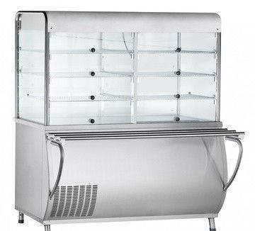 Фото Прилавок-витрина холодильный ПВВ(Н)-70М-С-ОК с охлаждаемой к