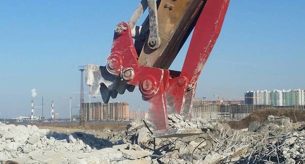 Фото Мощный бетонолом на экскаватор Hyundai