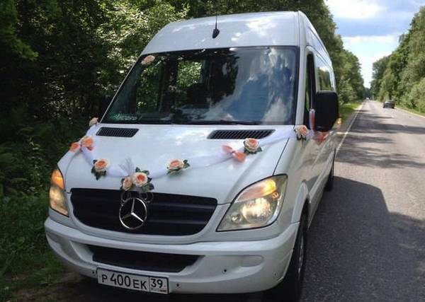 Фото Пассажирский микроавтобус на свадьбу
