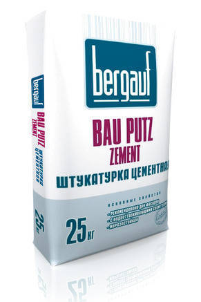Фото Bau Putz Zement-цементная штукатурка с повышенной водост-тью