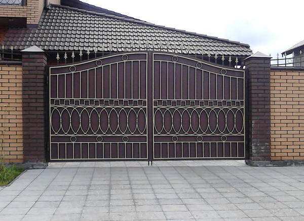 Фото Кованые ворота с железом в Тюмени,Тобольске, Сургуте